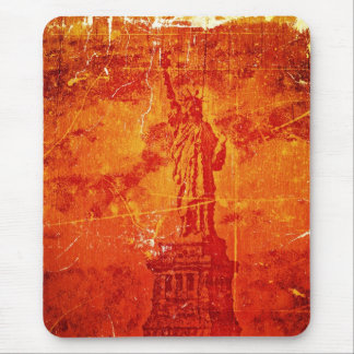 Vintagefrihetsgudinnan, New York #1 - Mousepad Musmatta