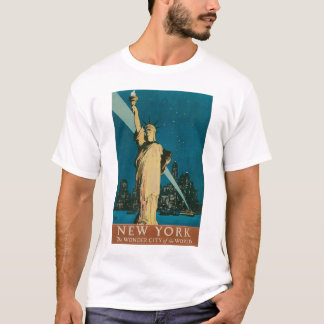 Vintagefrihetsgudinnan, New York City skjorta Tee Shirt