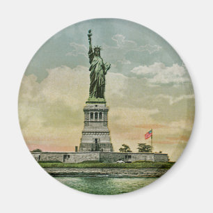 Vintagefrihetsgudinnan, New York hamn Magnet