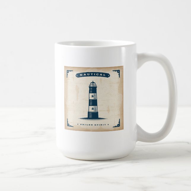 Vintagefyraffisch 1 kaffemugg (Höger)