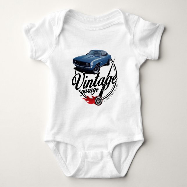 Vintagegarage Camaro Tee Shirt (Framsida)