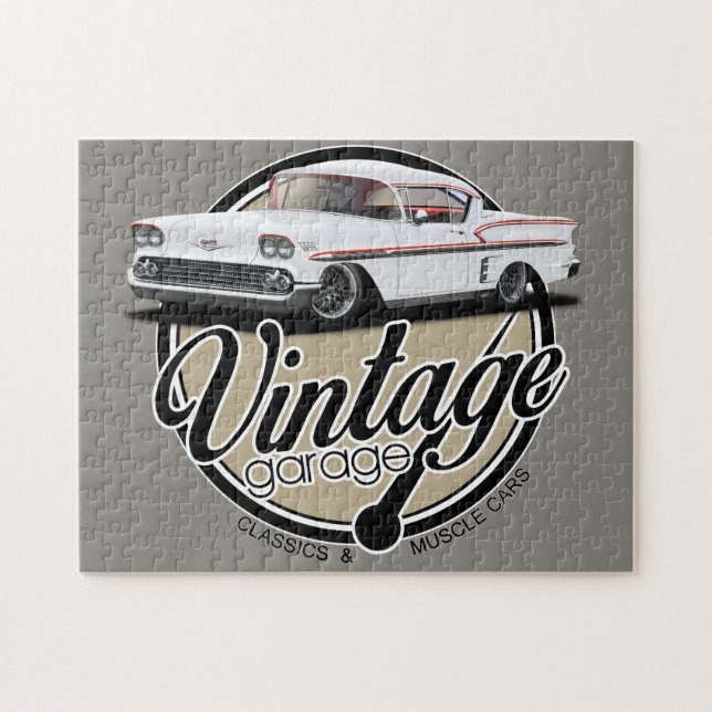 VintagegarageImpala Pussel (Horisontell)