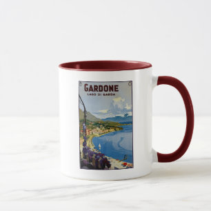 VintageGardone den Garda för sjön italienare res Mugg