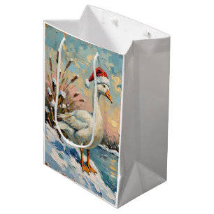 Vintagegås med tomteluva av Frozen Christmas