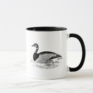 Vintagegåsillustration - mall för gäss 1800's mugg