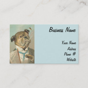 Vintagegentlemanhund Visitkort