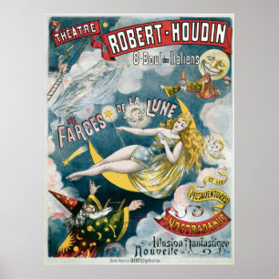 VintageGeorge Melies illusion Fantastique Poster