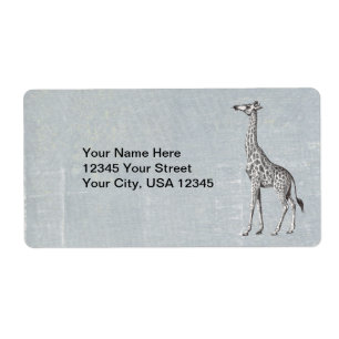 Vintagegiraff Fraktsedel