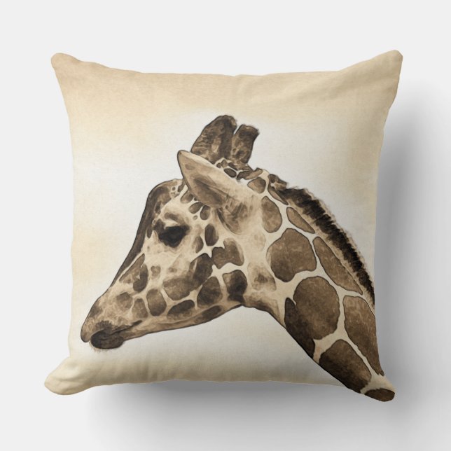 Vintagegiraff Kudde (Framsida)