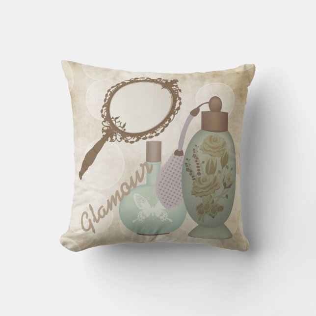 Vintageglamourparfymer Kudde (Framsida)