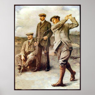 VintageGolf Poster