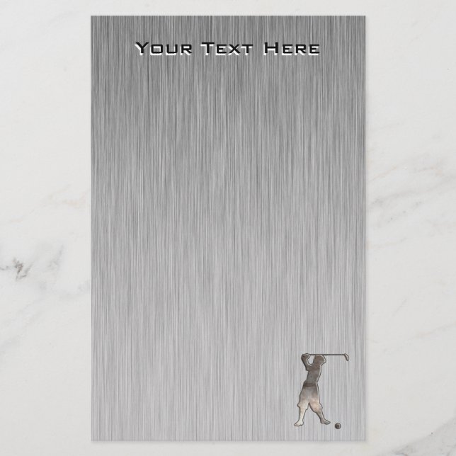 Vintagegolfare; Coola Brevpapper (Framsida)