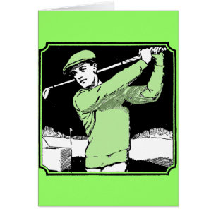 VINTAGEGOLFARE HÄLSNINGSKORT