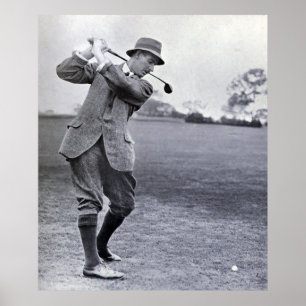 Vintagegolfare: Harry Vardon Poster
