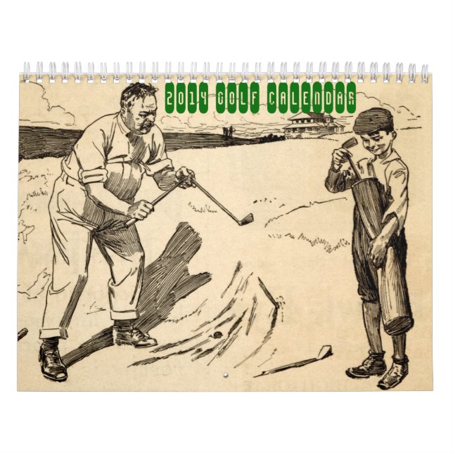 VintageGolfkalender 2014 Kalender (Omslag)