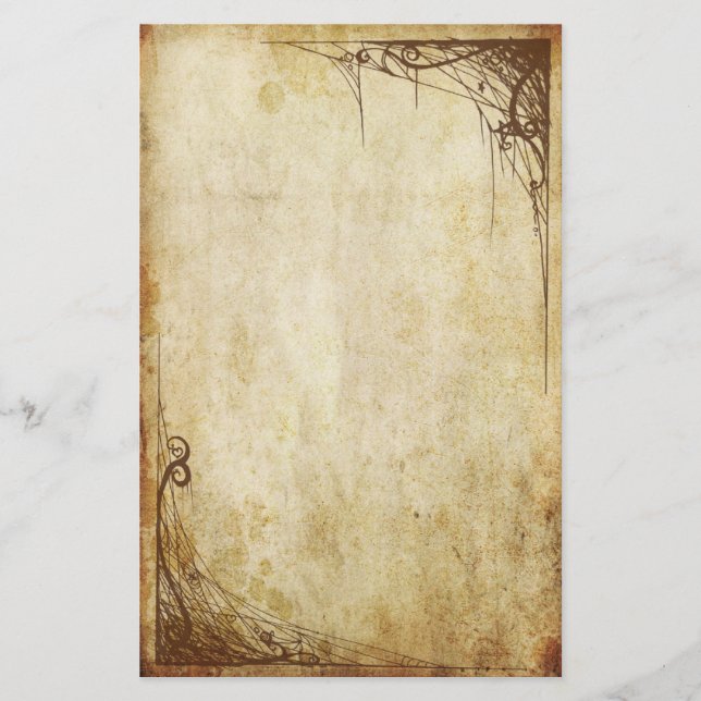 Vintagegränser - webs brevpapper (Framsida)