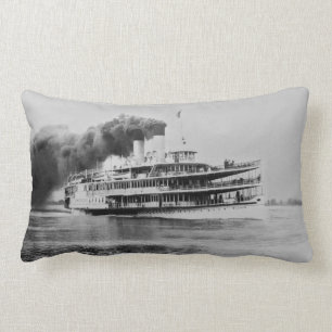 VintageGreat Lakes Steamer Tashmooen Lumbarkudde