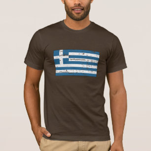 VintageGrekland flagga T-shirt