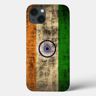VintageGrungeflagga av Indien