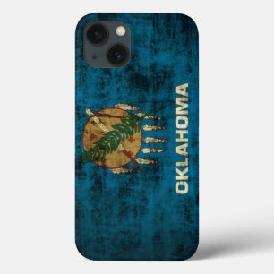 VintageGrungeOklahoma flagga