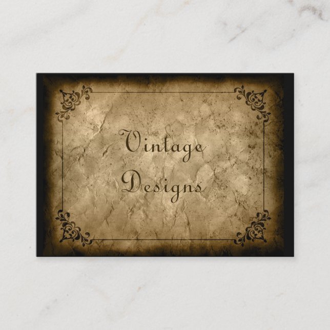 VintageGrungevisitkort Visitkort (Framsida)