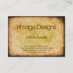 VintageGrungevisitkort Visitkort