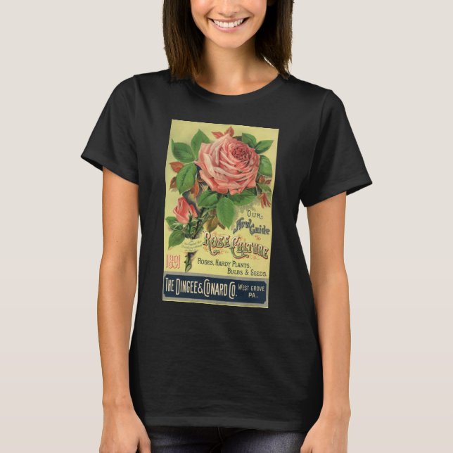 Vintageguide till roskultur bokomslagsdesign, 1891 tee (Framsida)
