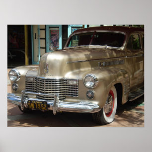 VINTAGEGULD CADILLAC POSTER