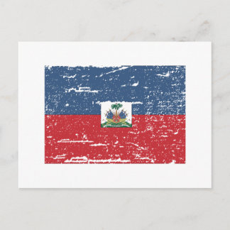 VintageHaiti flagga Vykort