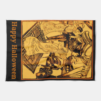 Vintagehalloween festhandduk kökshandduk