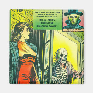 VintageHalloween humorbok Magnet