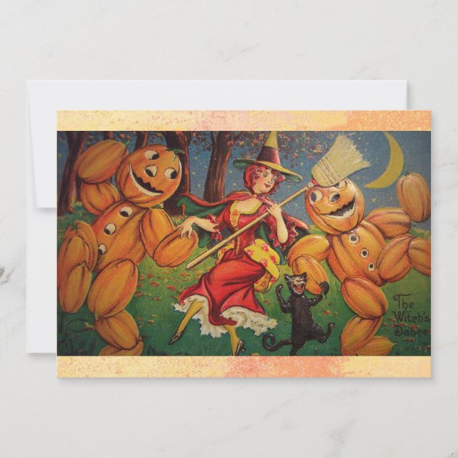 VintageHalloween inbjudan (Framsida)