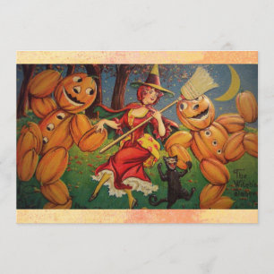 VintageHalloween inbjudan