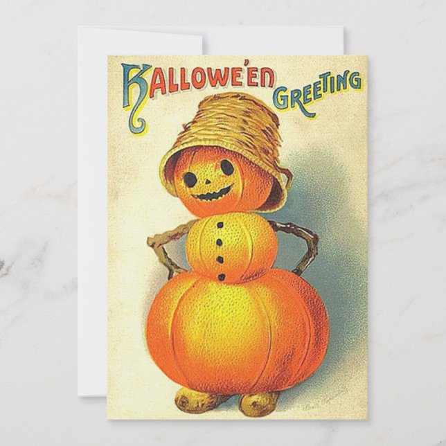 VintageHalloween inbjudningar (Framsida)
