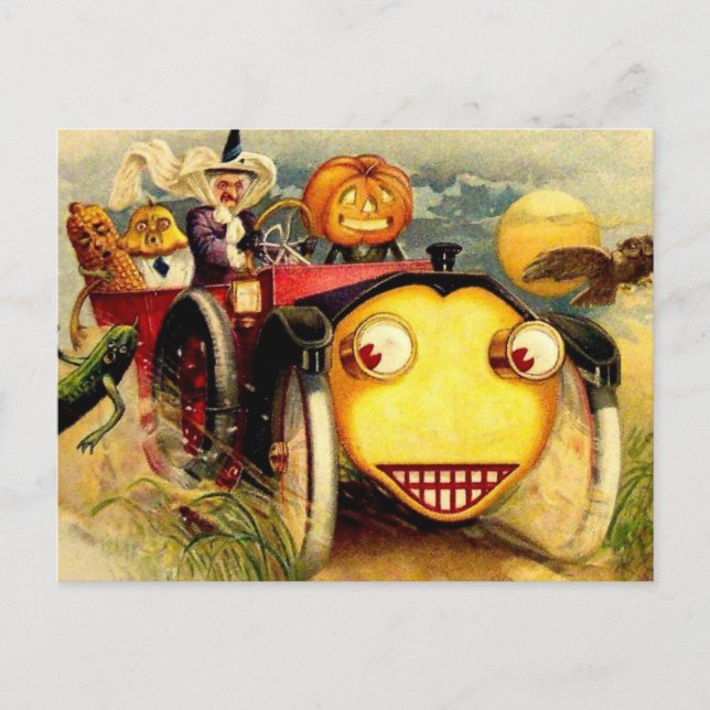 VintageHalloween kort (Framsida)