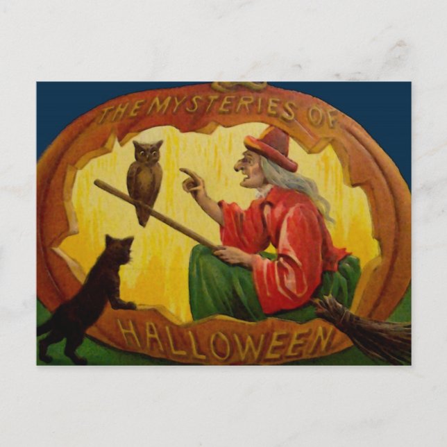 VintageHalloween kort (Framsida)