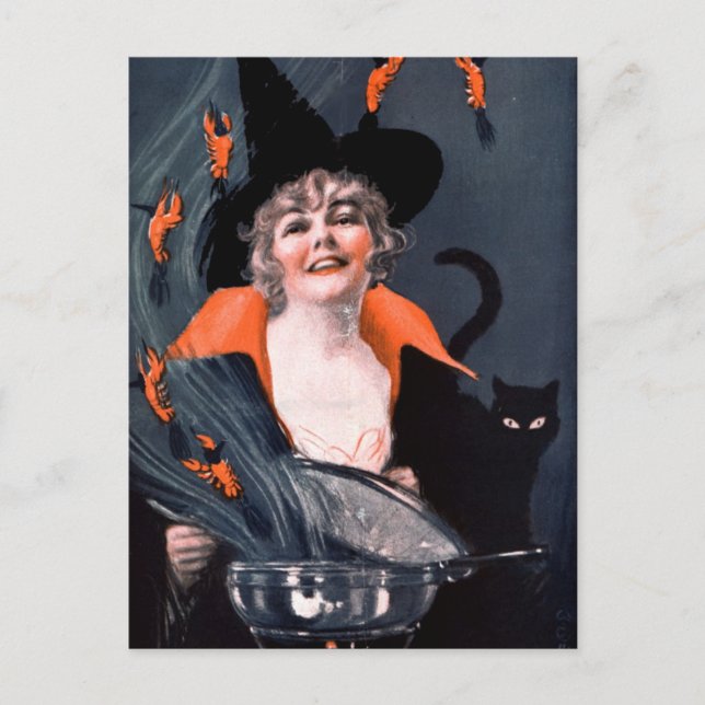VintageHalloween kort (Framsida)