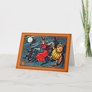 VINTAGEHALLOWEEN KORT, Raphael-Tuck c.1900 Kort