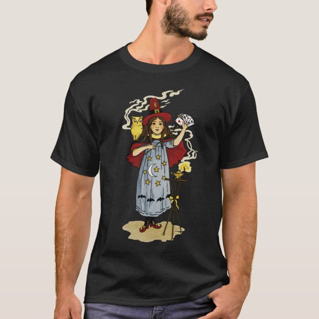 VintageHalloween magi T-shirt (Framsida)