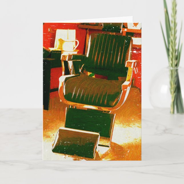 Vintagehårsalong Kort (Framsida)