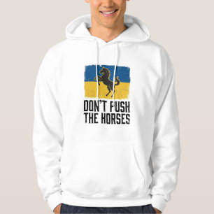 Vintagehäst Don't Push The Horses Hoodie