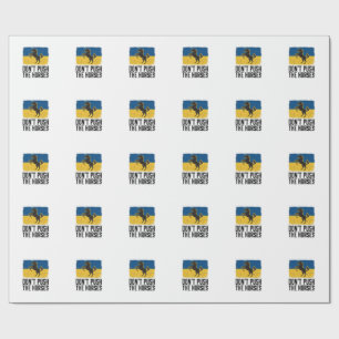 Vintagehäst - Tryck Inte På Hästarna Presentpapper