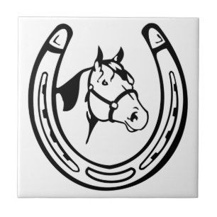 Vintagehästsko Kakelplatta