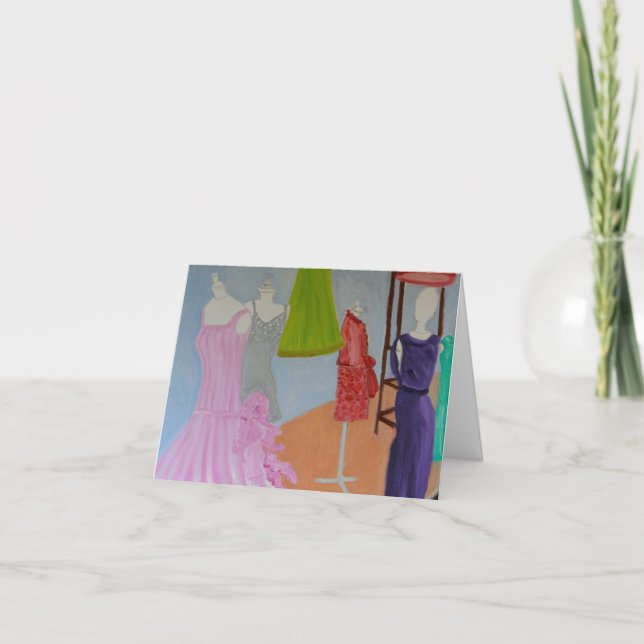 VintageHaute Couture Paris Kort (Framsida)