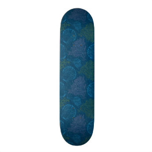 Vintagehavsmönster Mini Skateboard Bräda 18,5 Cm