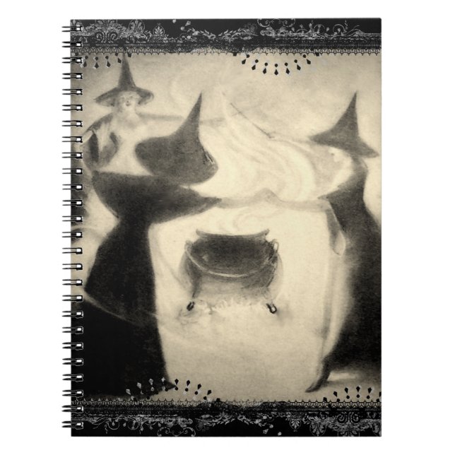 Vintagehäxajournal Anteckningsbok (Framsidan)