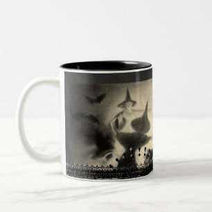 Vintagehäxamugg Två-Tonad Mugg