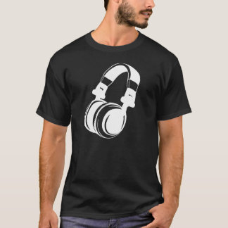 VintageHeadphoneT-tröja (mörk) Tee Shirt