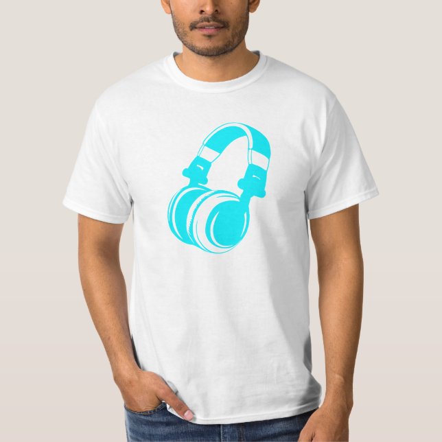 VintageHeadphoneT-tröja Tee Shirt (Framsida)