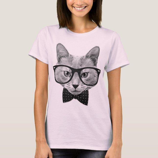 Vintagehipsterkatt Tröja (Framsida)